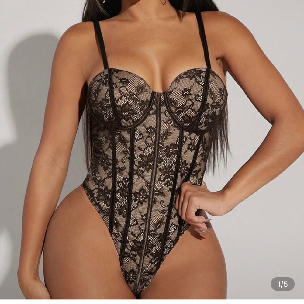 Black Lace Bodysuit